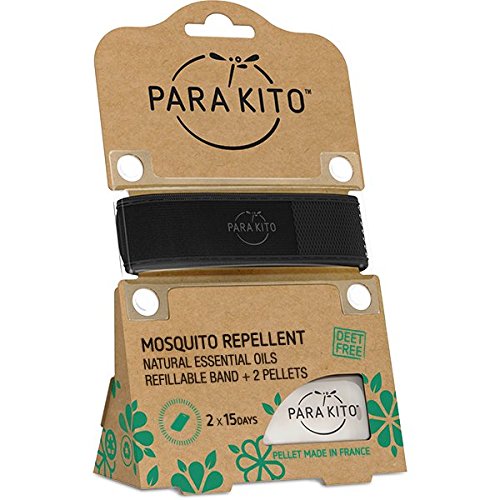 Para'Kito Mosquito Repellant Wristband - Black