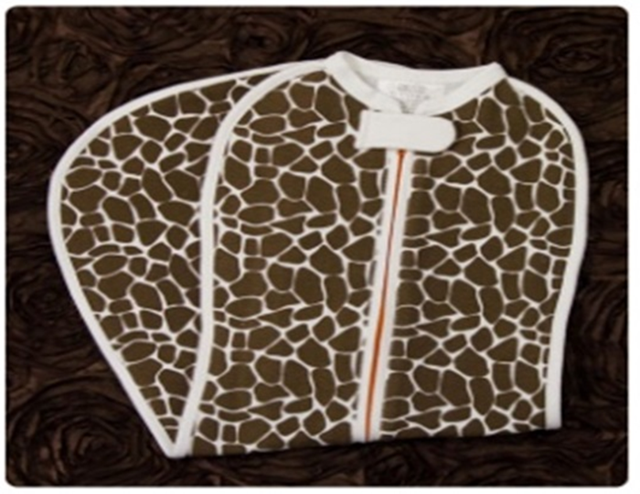 ومبي قماط أوريجنال للمواليد زرافة بنية