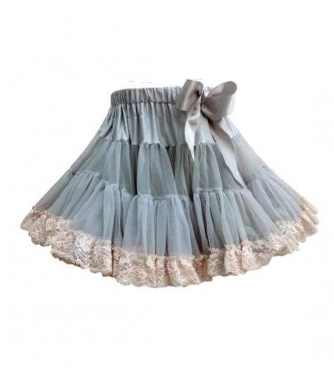 أنجل وينغز تنورة منفوشة رمادي وبيج