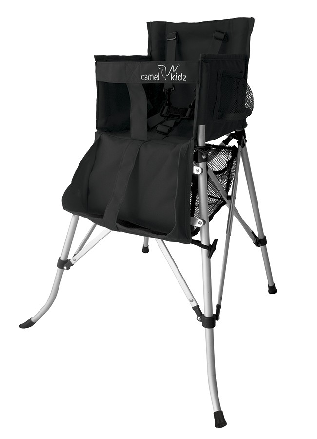 Camel Kidz Folding Travel High Chair Black