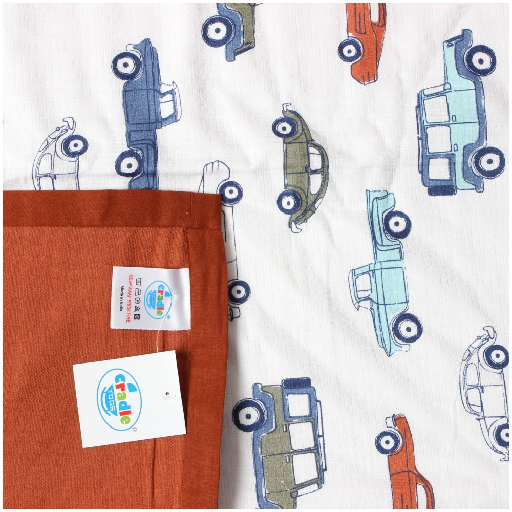 Cradle Togs Muslin Baby Blanket 100% Organic Cotton Brown