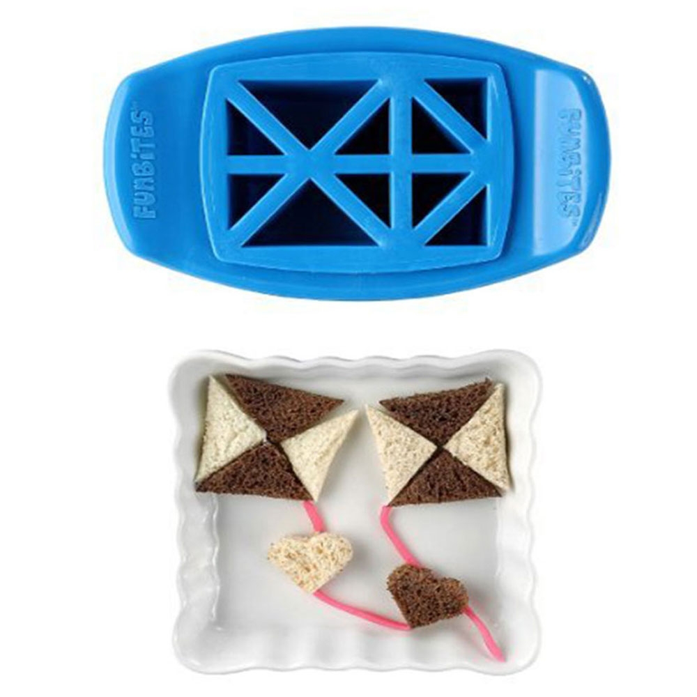 FunBites - Triangle Food Cutter - Blue