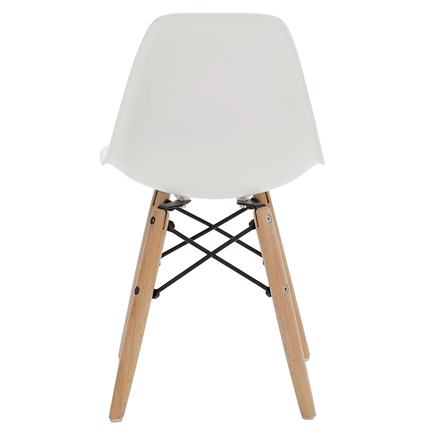 إبارزا - كرسي بلاستيكي - أبيض 