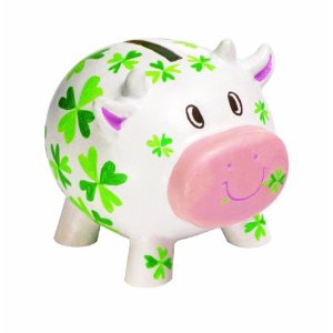 4 ام - مجموعة (لون بنفسك) - حصالة - بقرة