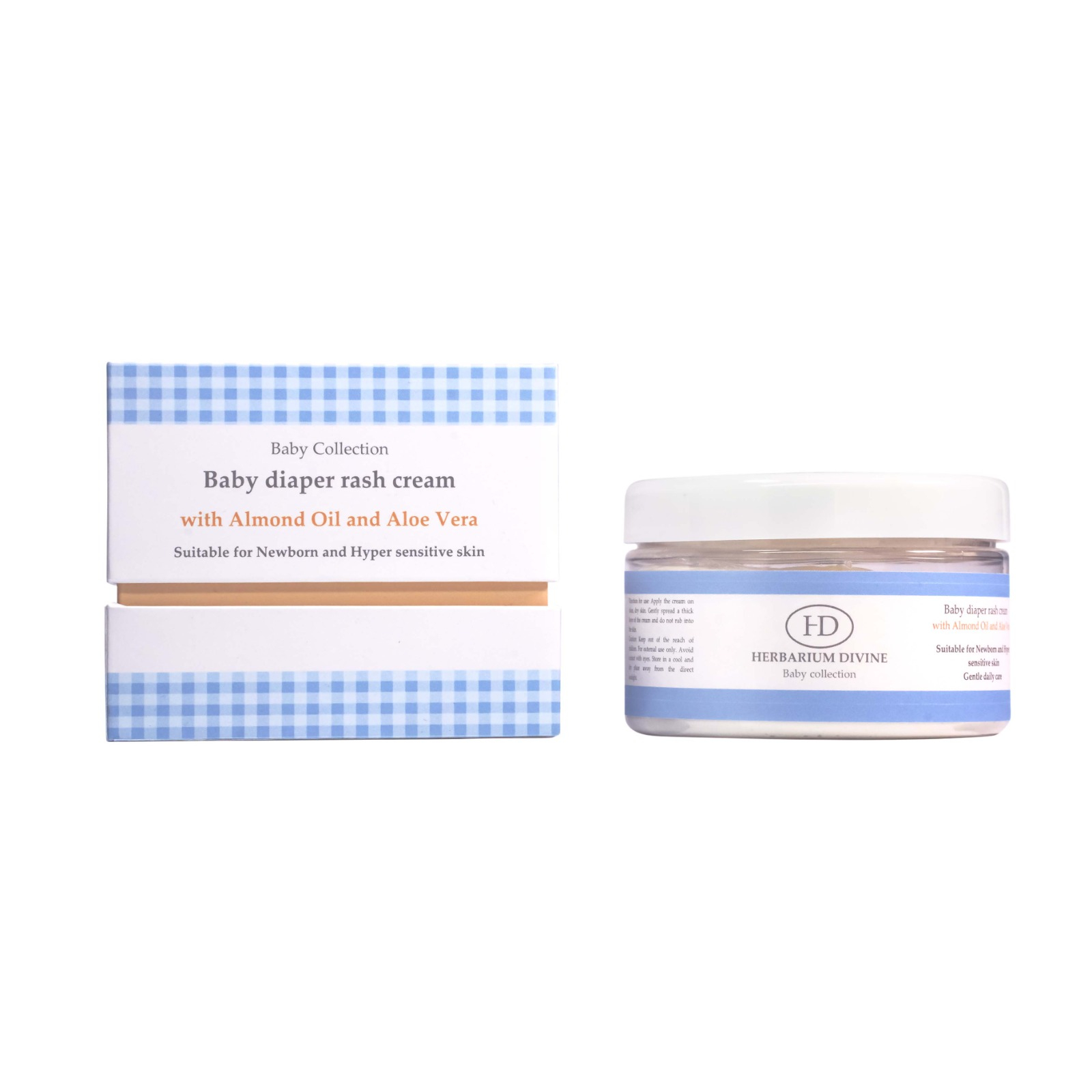 Herbarium Divine - Baby Diaper Rash Cream W/ Almond Oil & Aloe Vera