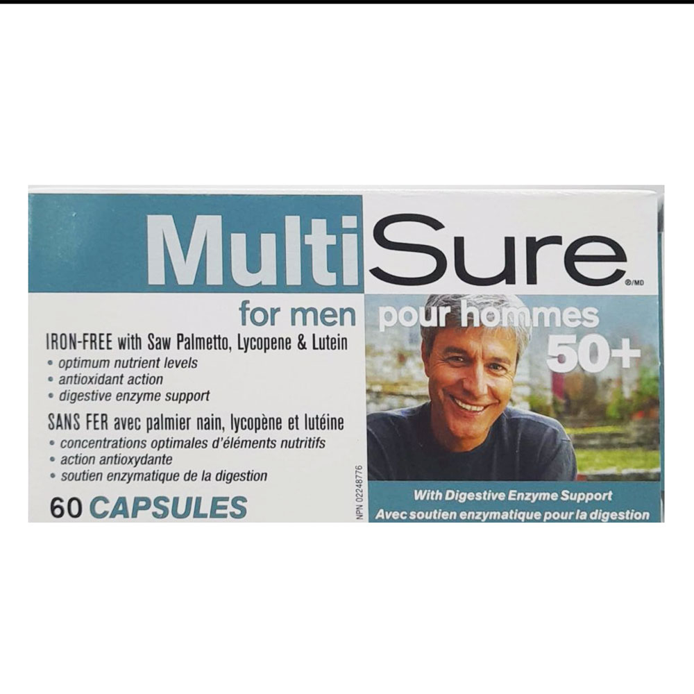 Webber Naturals - Multisure Men 50+ Capsules - 60pcs