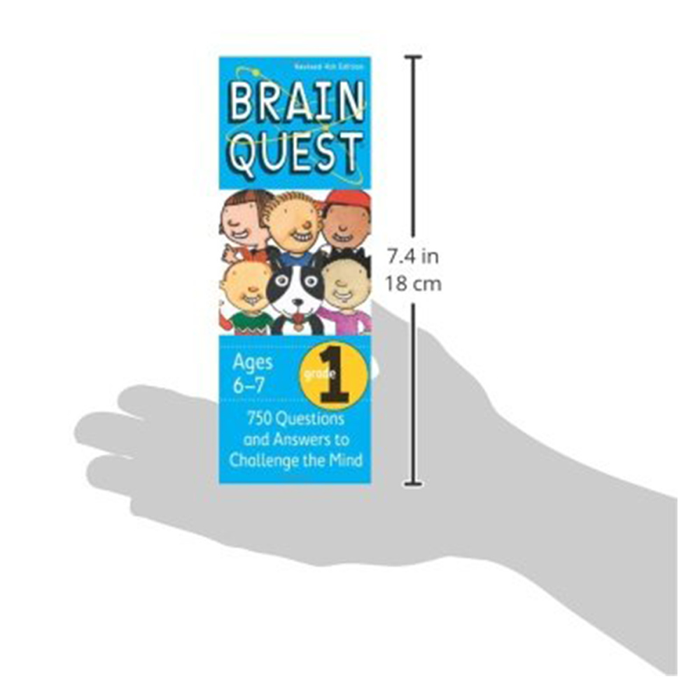 كتاب البطاقات Grade 1 750 Questions and Answers 4th Edition من ماركة برين كويست