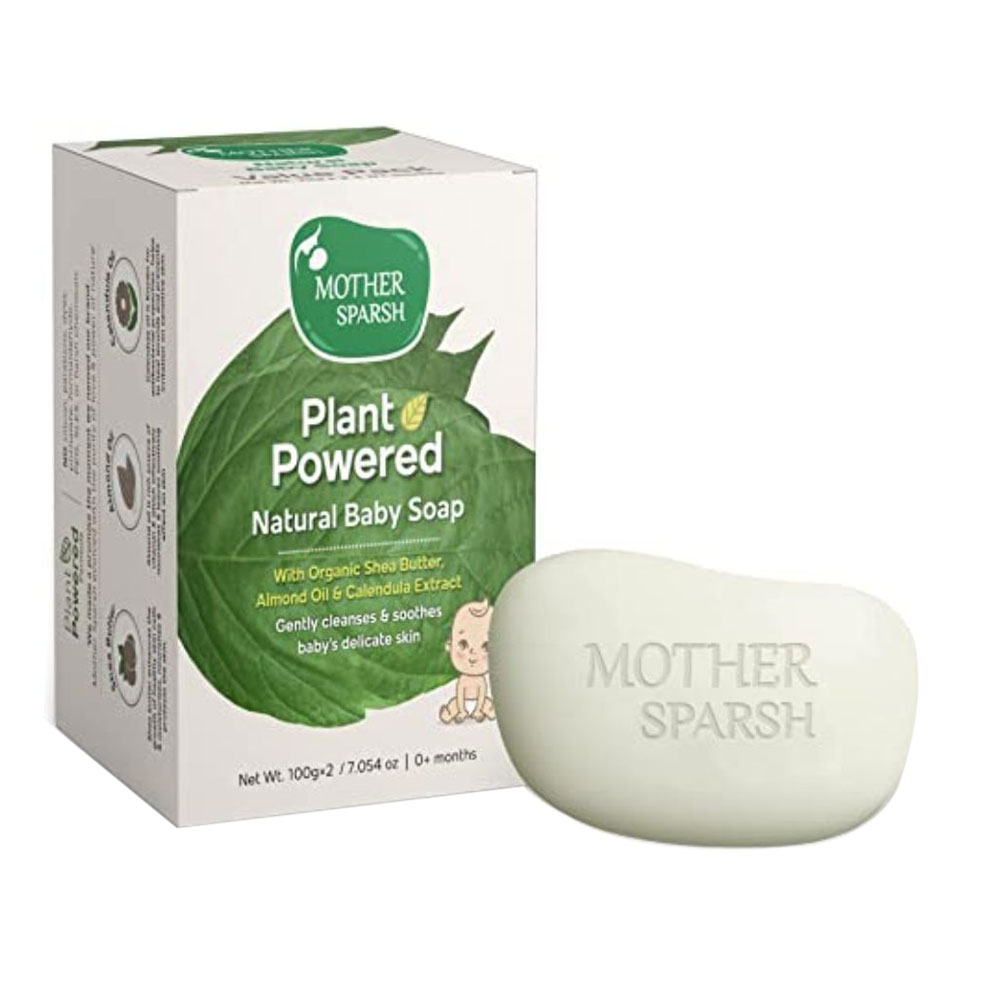 Mother Sparsh - Pant Powered Natural Baby Soap 100gx2