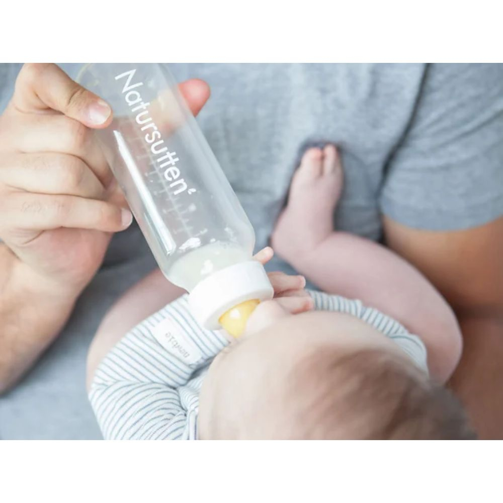 Natursutten - Pack of 2 Glass Baby Bottles 240ml