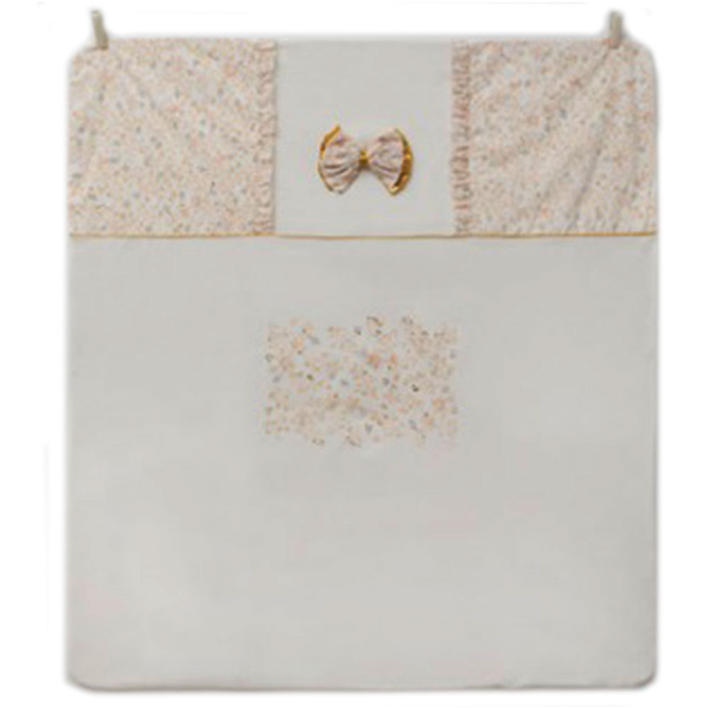 Babydola - Luxe Rose Baby Blanket - Ecru