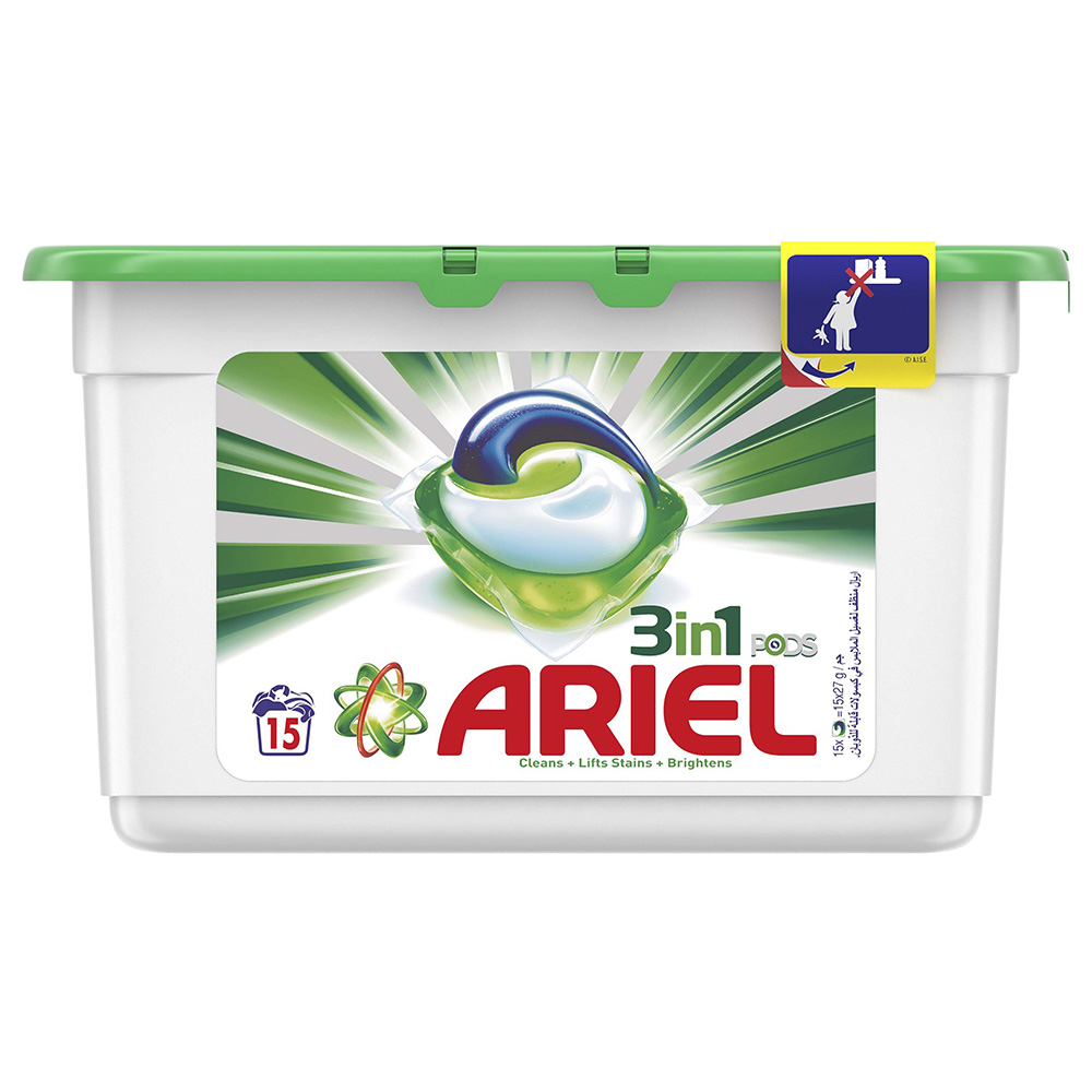 Ariel 3in1 Pods Washing Capsules Original Scent 15 Counts