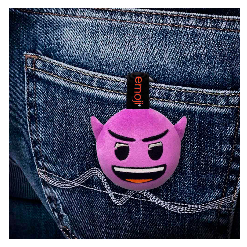 إيموجي - ميدالية مفاتيح شرير - بنفسجي