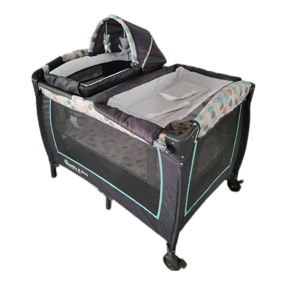 Bumble & Bird - Multifunctional Baby Playard - Polka Dots Print