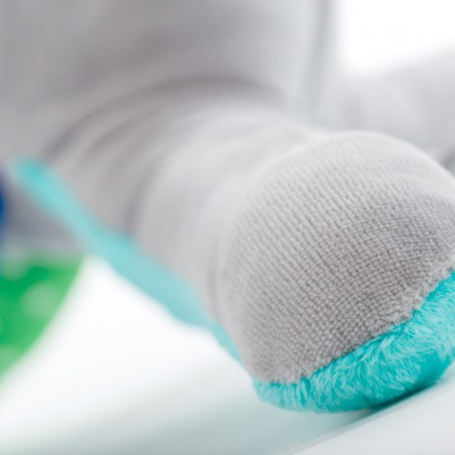 ويسبير ذا هامينغ بير دمية تنظيم نوم الرضيع وايت نويز فيروزي