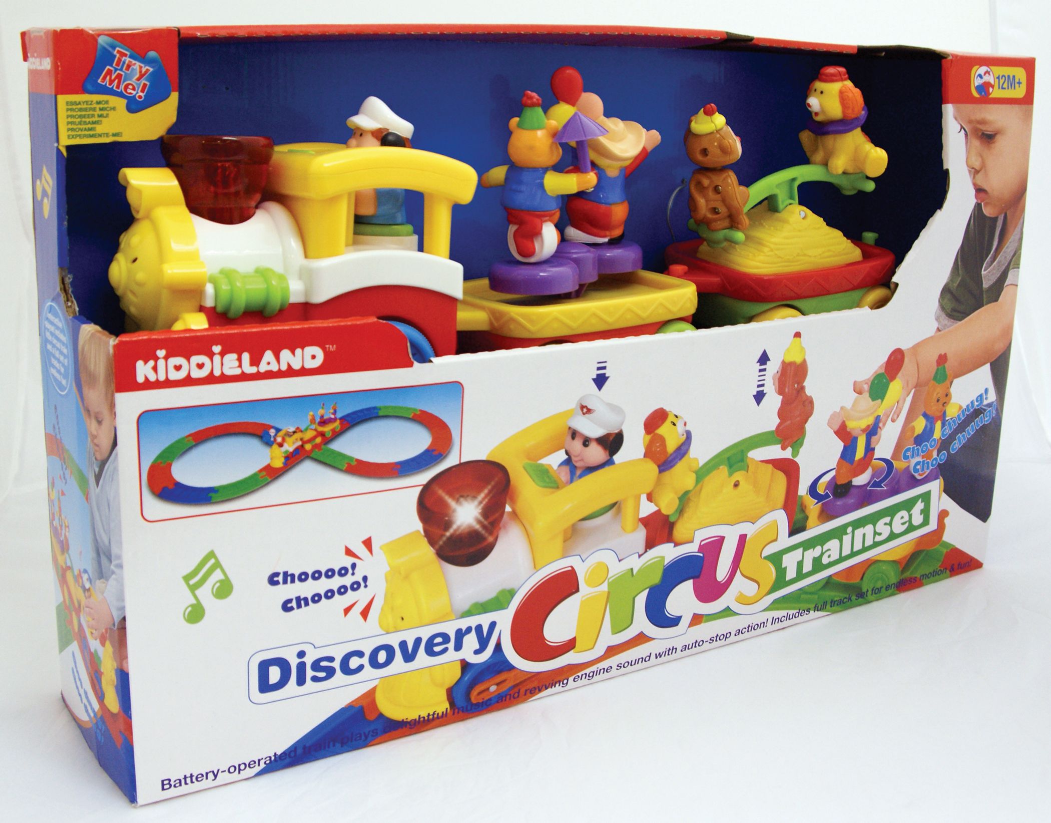 Kiddieland Discovery Circus Train Set 