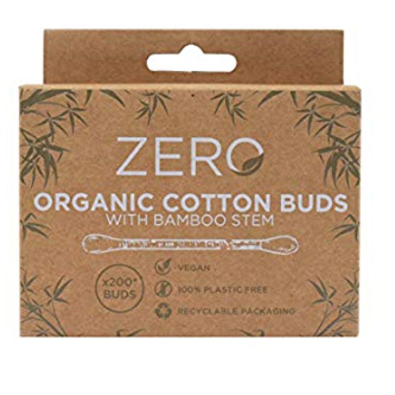 ZERO - Organic Cotton Buds with Bamboo Stem - 200pcs 