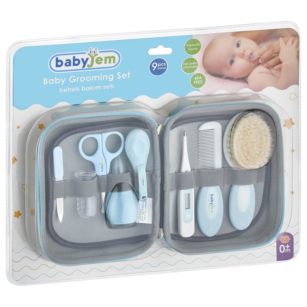 babyjem - Baby's Grooming Set 9pc - Blue