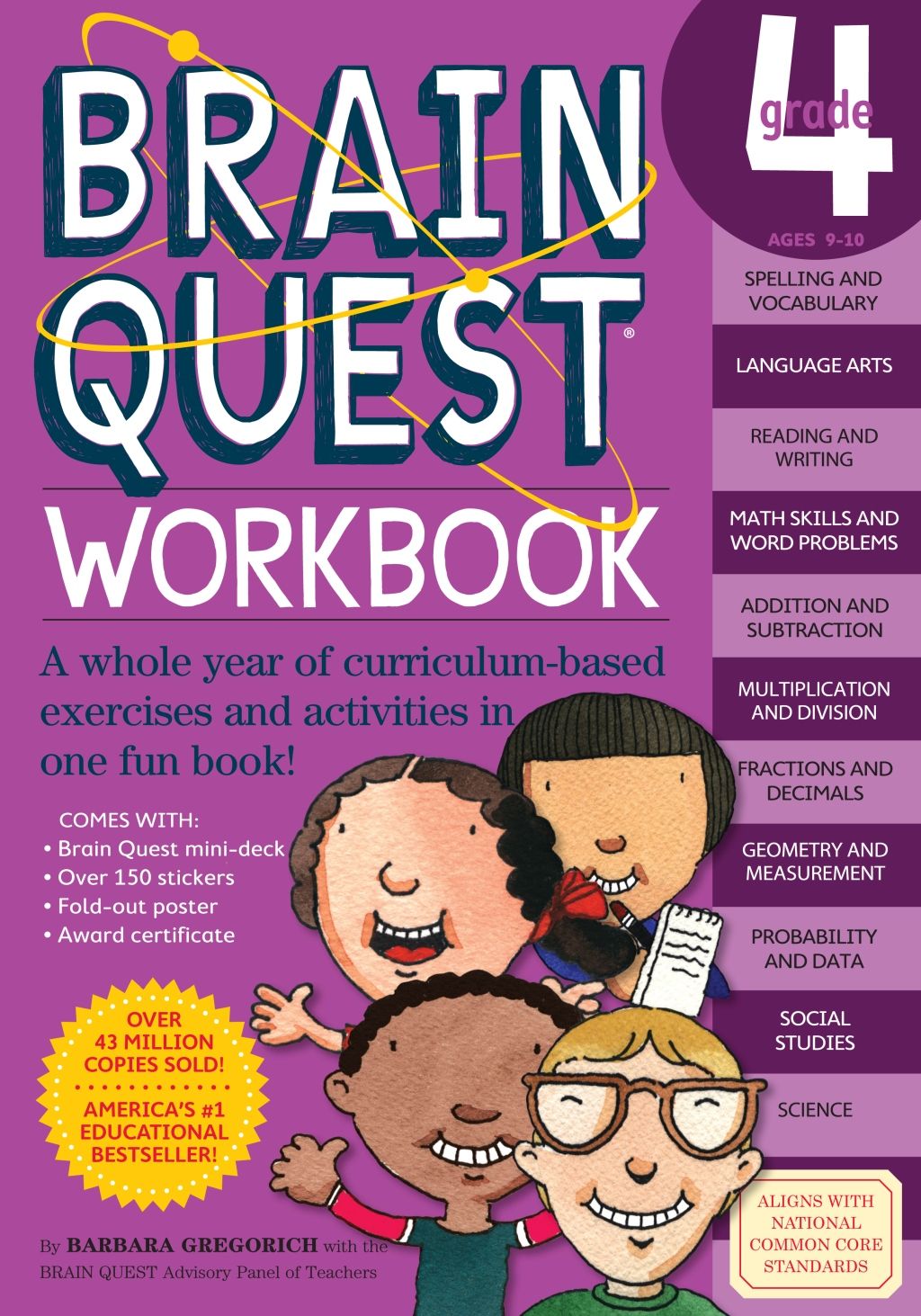 كتاب تمارين Brain Quest Grade 4