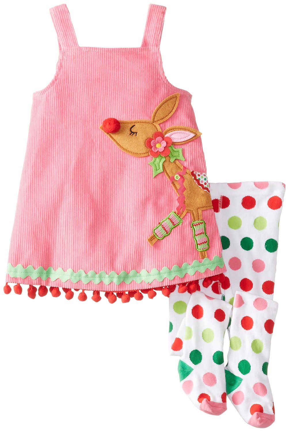 Mud Pie Reindeer Jumper & Tights
