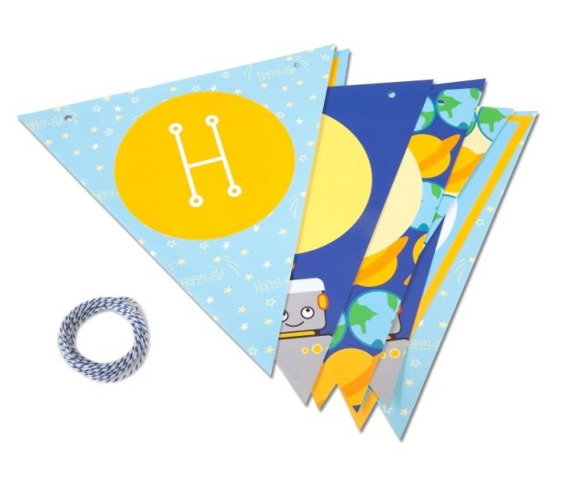 زينة حفلات صواريخ وآليين من ماركة سيلفر إنفلوب