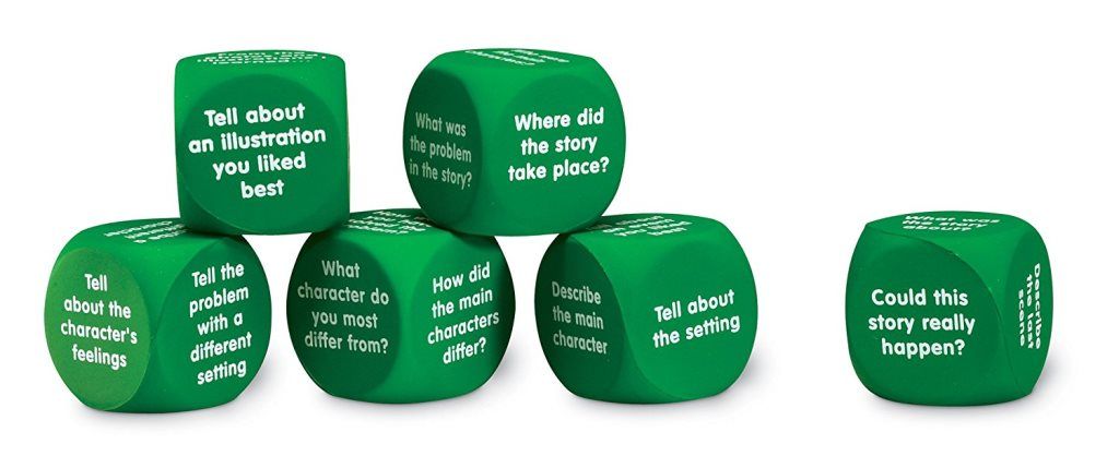 Learning Resources Retell A Story Cubes, 6-Pack