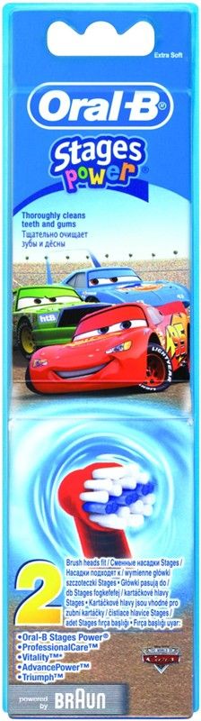 أورال بي- رؤوس فرشاة الأسنان للأطفال EB10 2K- كارز