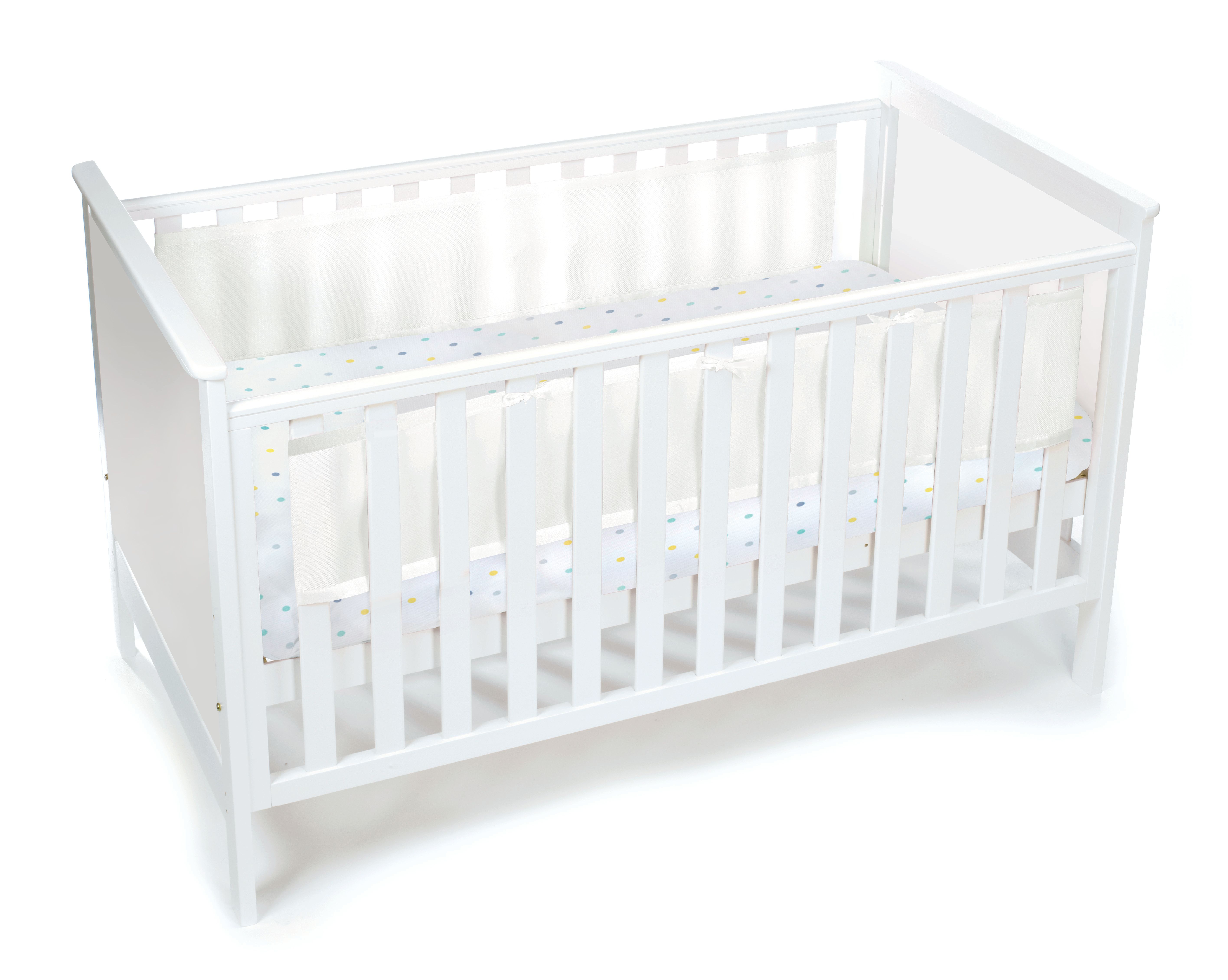 Breathable Baby 2 Sided Mesh Liner - White