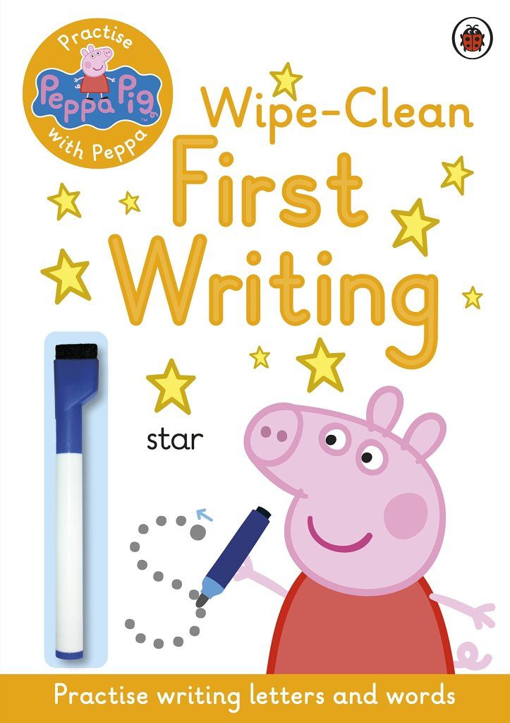 كتاب التدريب على الكتابة Peppa Pig Practise with Peppa Wipe Clean First Writing
