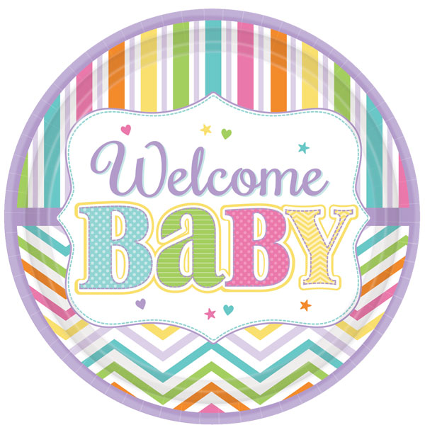 مستلزمات الحفلات - أطباق ورقية بألوان زاهية لحفلات الأطفال 26 سم