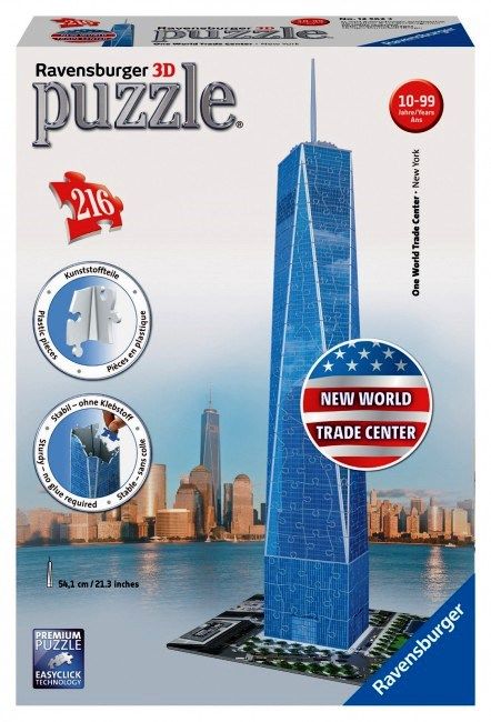 Ravensburger One World Trade Center 3D Puzzle (216 Puzzles)