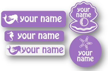 Forget Me Not - Explorer Labels Mermaid magic- Purple