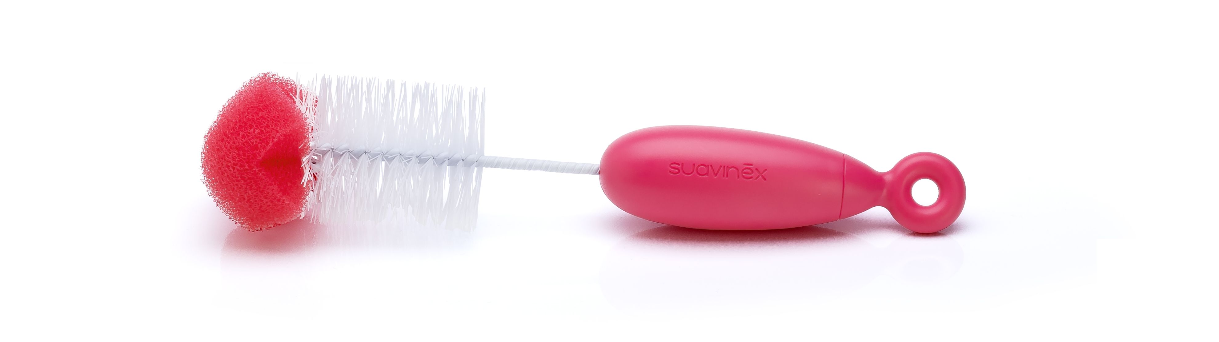 Suavinex  S Duo Baby Bottle Brush, Pink