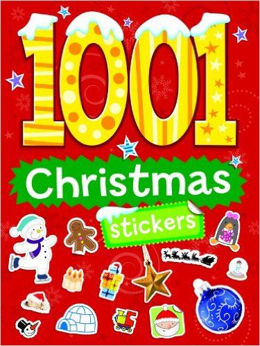 كتاب احتفالات مع 1001 من الملصقات "1001 Christmas Stickers" من كتب ايغلو