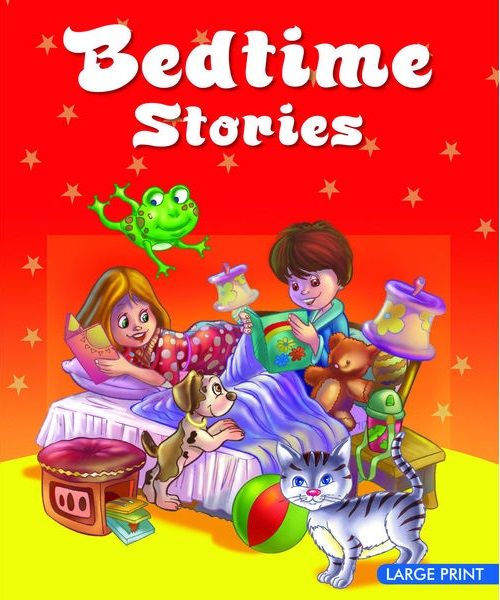 كتاب عن قصص ما قبل النوم بعنوان  Large Print Animal Stories