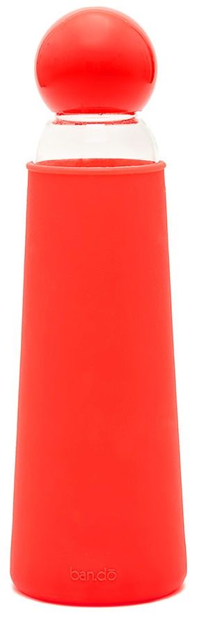 زمزمية مياه زجاجية أحمر من ماركة بان دو