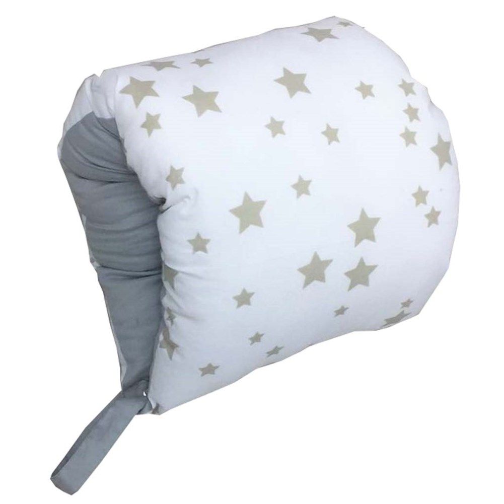 Little West Street - Nursing Arm Pillow - Grey Stars