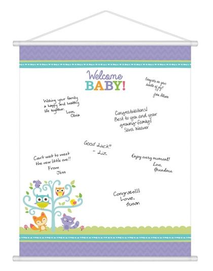 Woodland Welcome Sign in Sheet