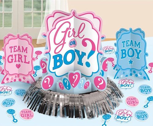 Girl Or Boy? Table Decorating Kit