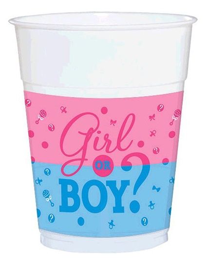 Girl Or Boy? Plastic Cups