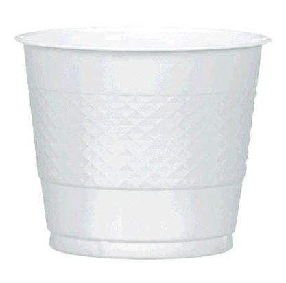 Silver Sparkle Plastic Cups 9oz