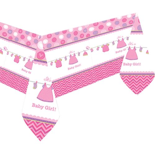 بارتي سنتر - غطاء طاولة بلاستيكي Baby Girl 