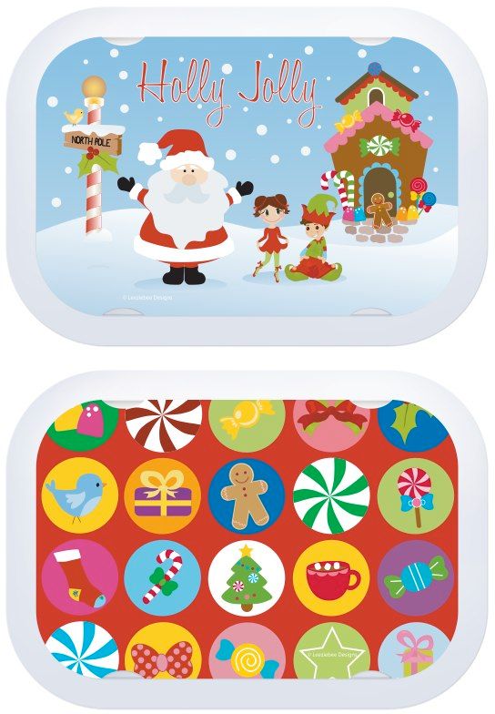 Yubo Holly Jolly Face Plate Set