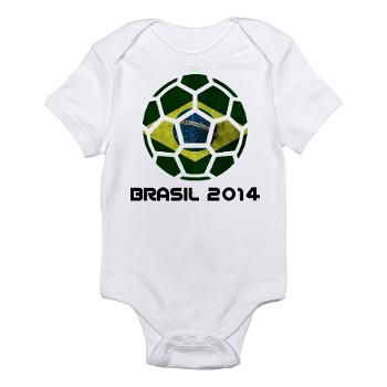 Brazil (Brasil) World Cup 2014 Infant Bodysuit