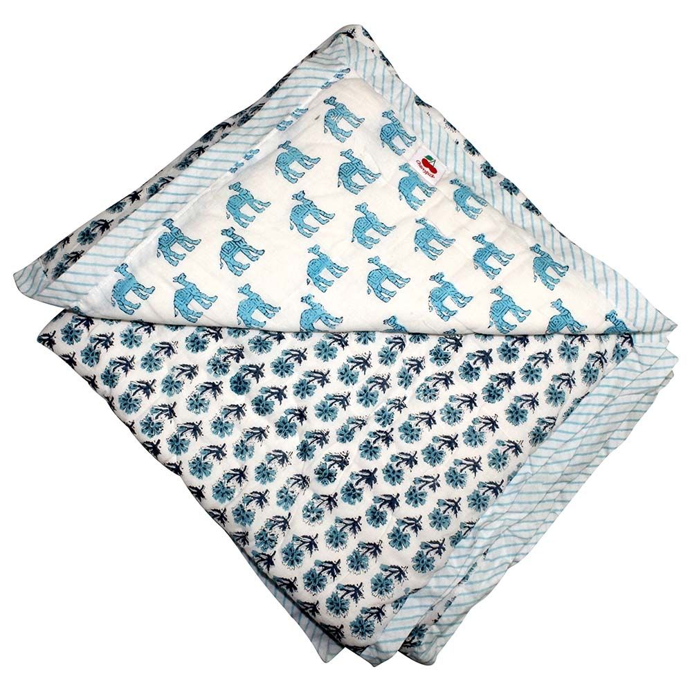 تشيري بيك- لحاف قطن طبيعي جمل وأزهار