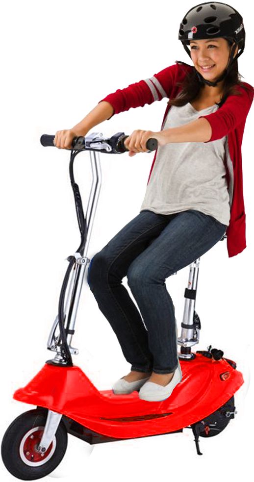 Megastar - 24V Foldable Electric scooter - Red