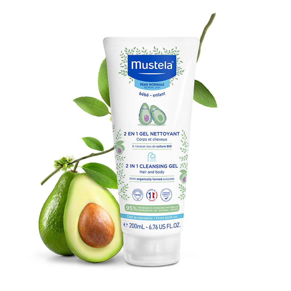 Mustela - 2-in-1 Cleansing Gel Hair and Body 200ml