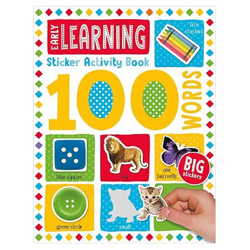 100 Words Sticker Activity Books: Early Learning