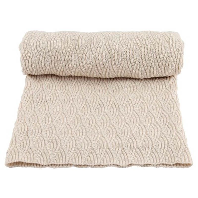 Konges Slojd - Organic Cotton Pointelle Blanket - Natural