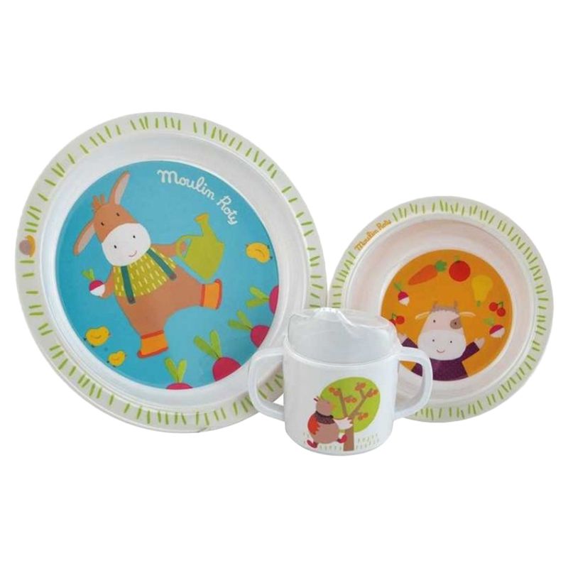 Moulin Roty - Les Cousins Baby Dish Set