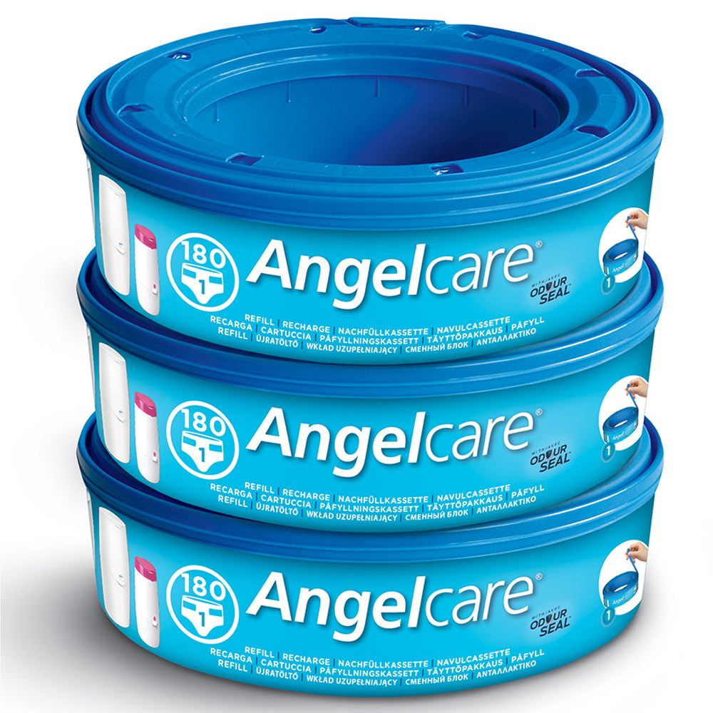 Angelcare - Nappy Disposal System - Refill Cassettes 3-Pack